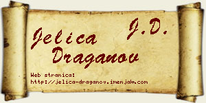 Jelica Draganov vizit kartica